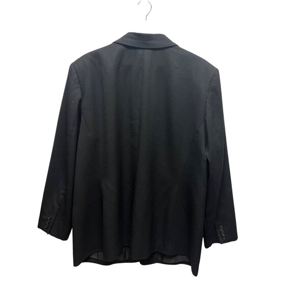Pendleton Vintage 90's Black Wool Classic Tailored Blazer - Picture 6 of 7